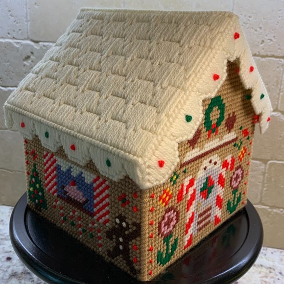 Gingerbread House Holiday Cross Stitch - Already Made for you! #2 - Picture 4 of 7